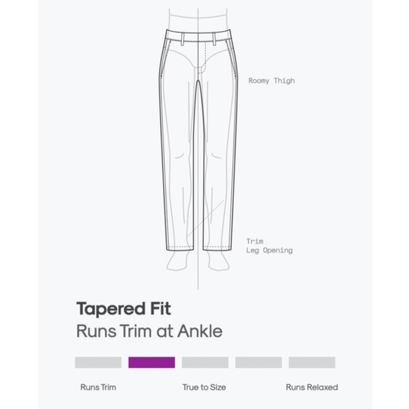 Ministry of Supply Olive Green Pace Tapered Chino Pants Sz 38 Tall NWT - Picture 13 of 15